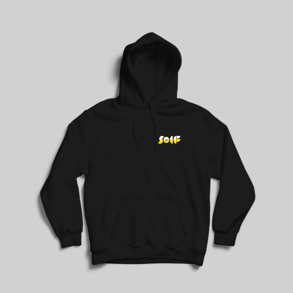 black and yellow designer hoodie