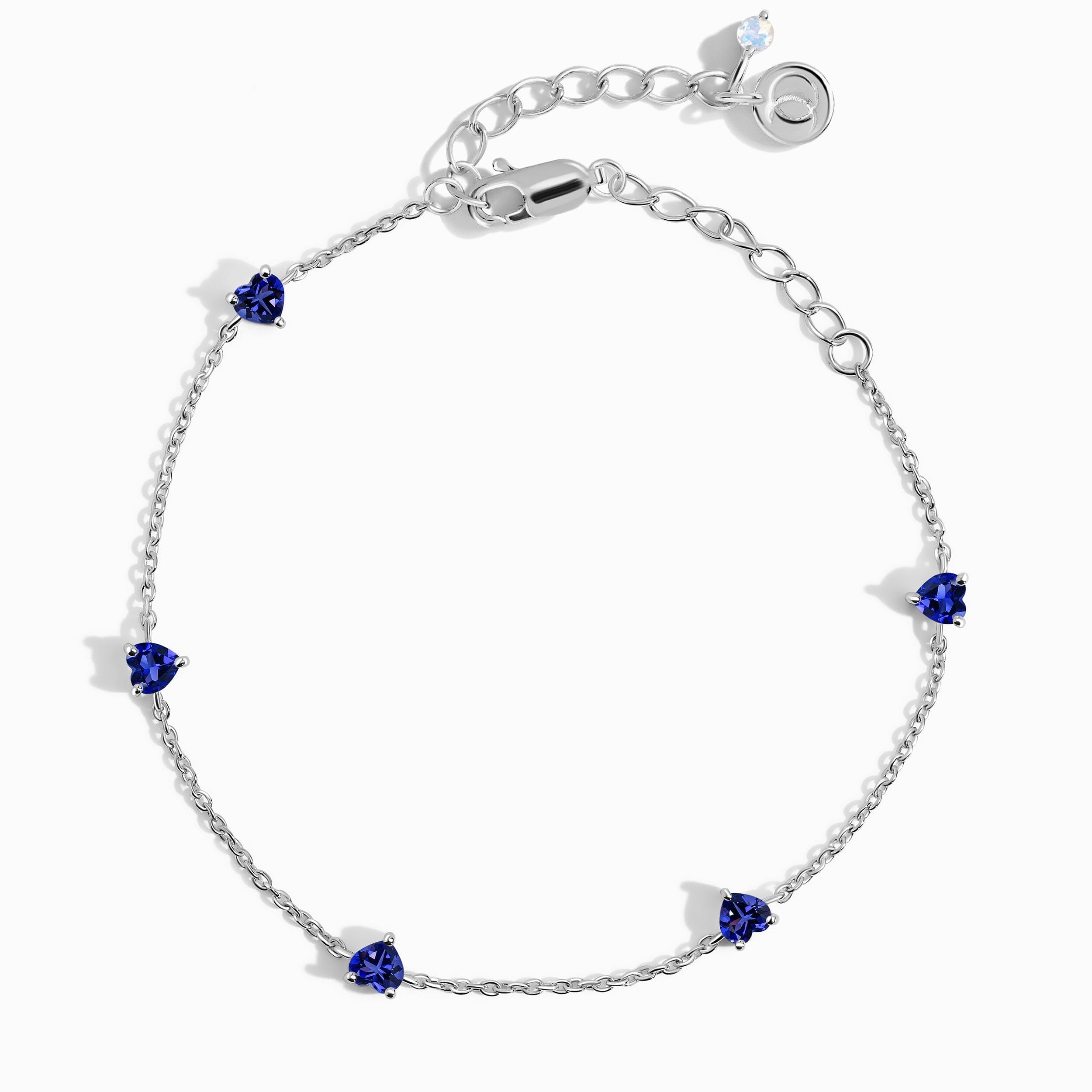 Amazon.com: SRLIWHITE Luxurious Natural Sapphire Bracelet 2 Ct Natural Blue  Sapphire Gemstone Bracelet Solid 925 Silver Bracelet Blue 17cm Platinum  Plated (Color : Blue) : Clothing, Shoes & Jewelry