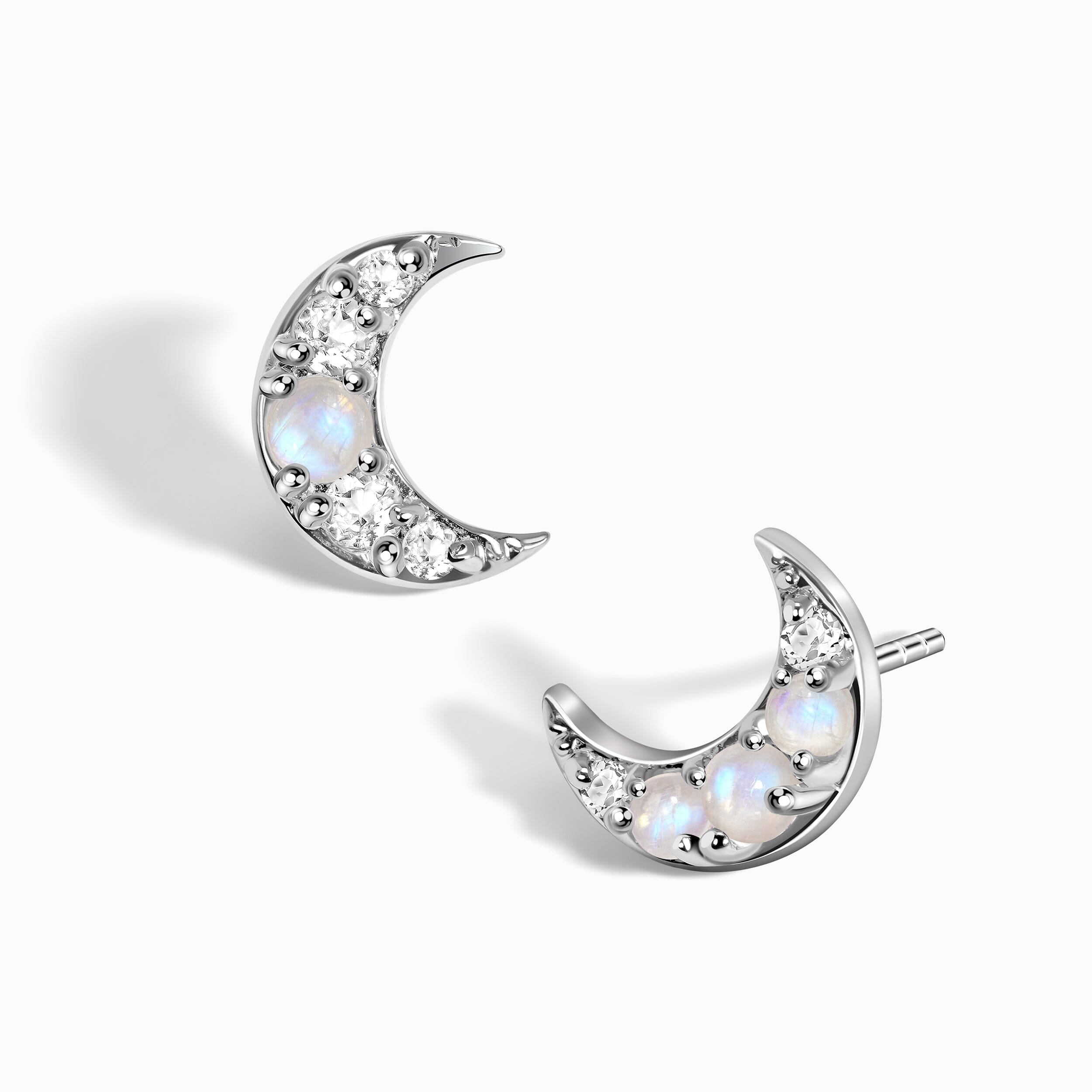 Moonstone Earrings - Twilight Studs – Moon Magic