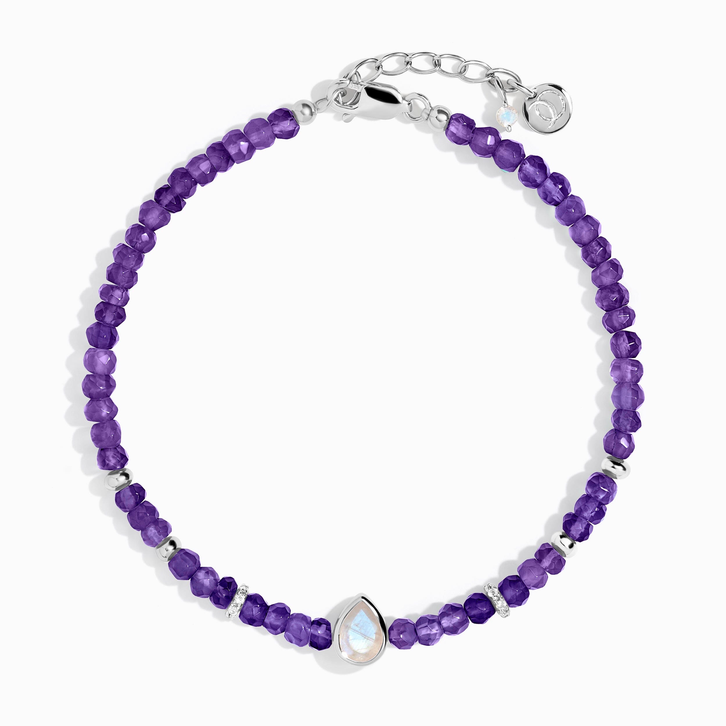 Amethyst Beaded Bracelet