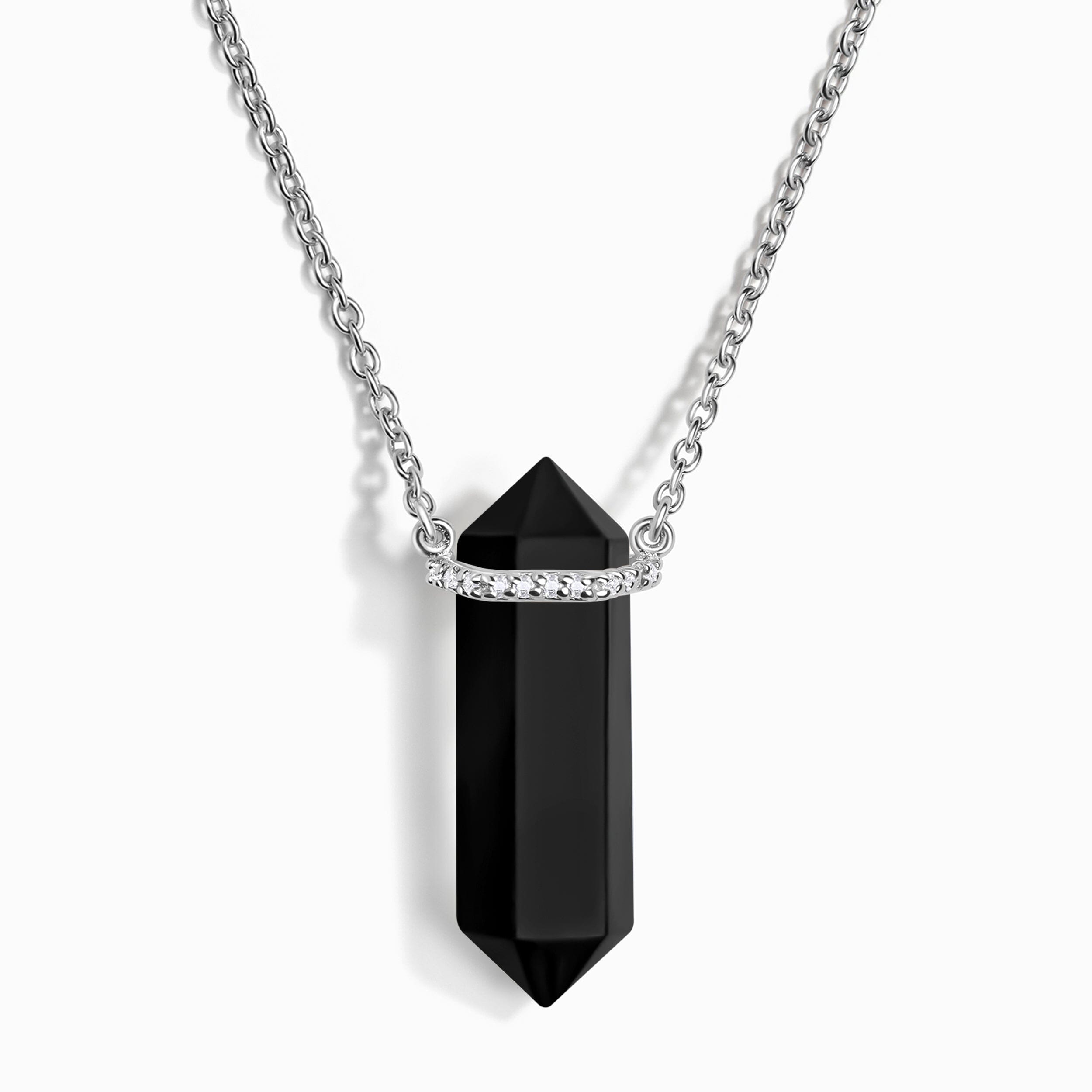 Natural Black Obsidian Dragon Necklace | Jolidragon