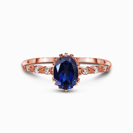 Blue Sapphire Ring - Harlow – Moon Magic