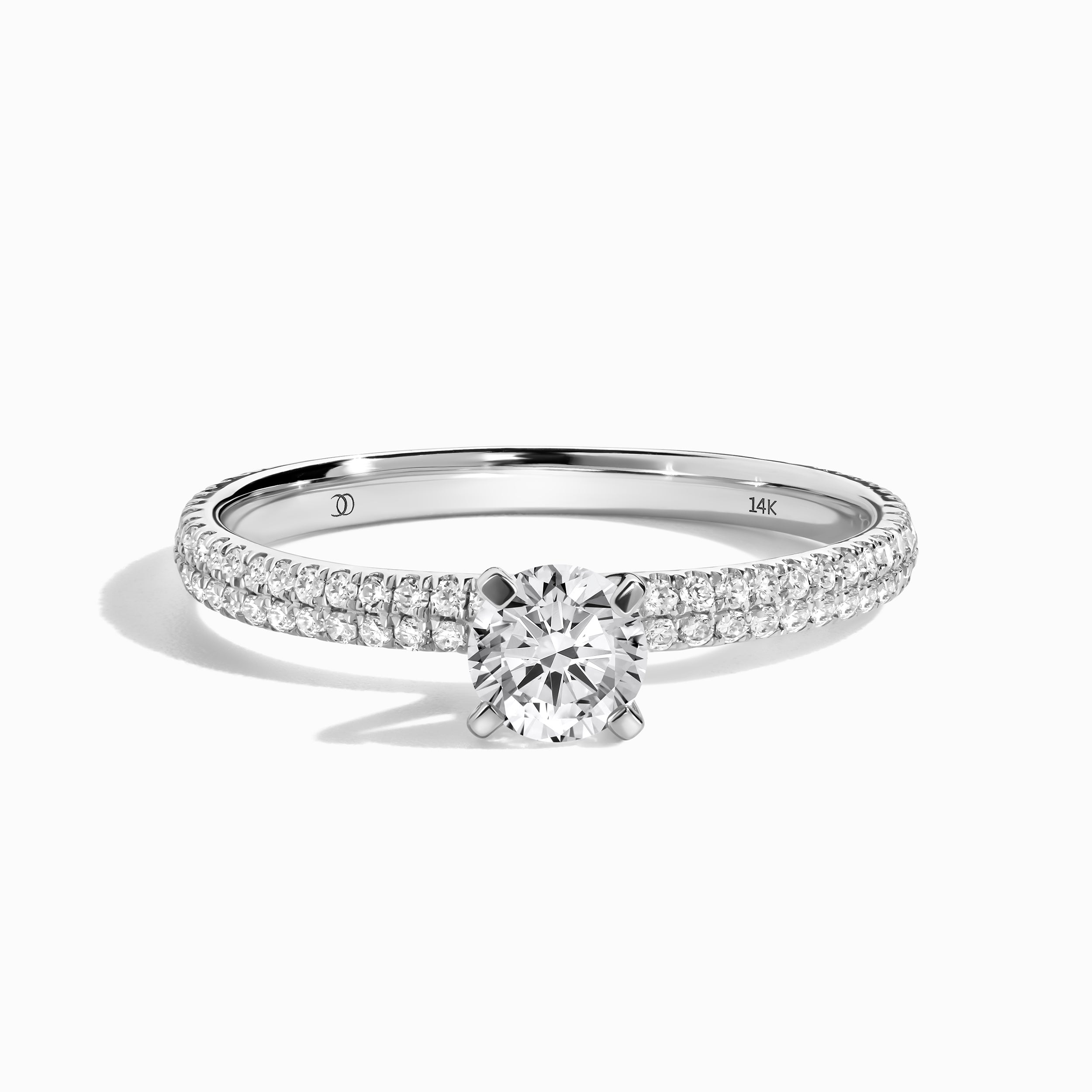 Diamond Ring - It's You Round Halo Pavé – Moon Magic