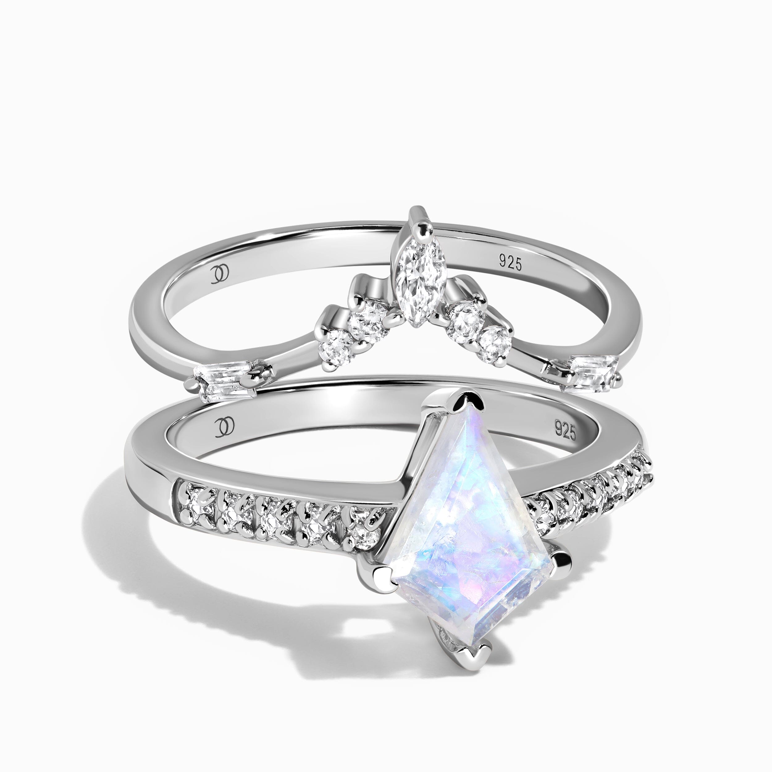 Stunning Pink and White Diamond Multistone Ring - Portfolio - Durham Rose