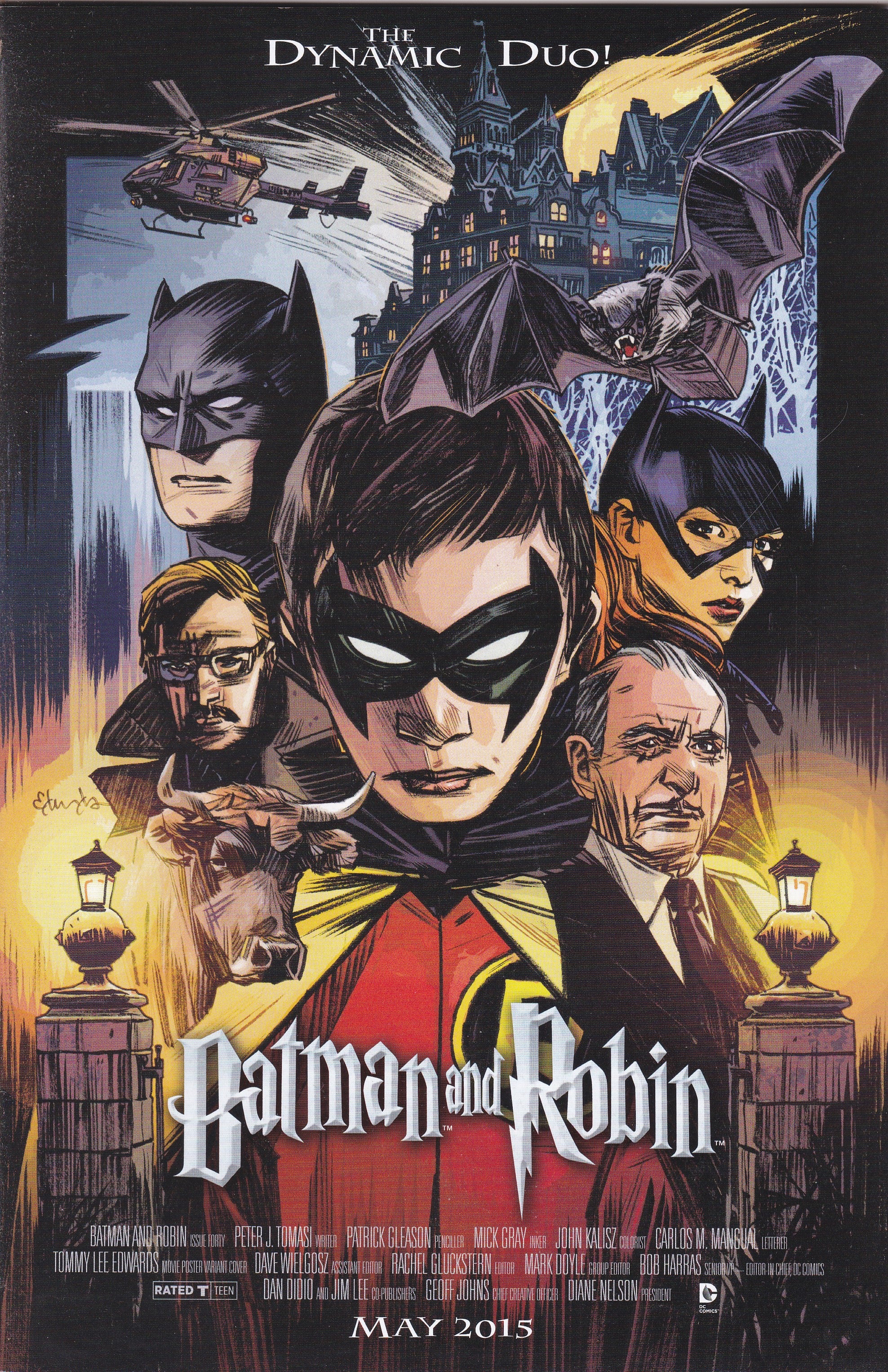 Batman and Robin # 40 DC Comics The New 52! Vol. 2Variant Harry Potter –  