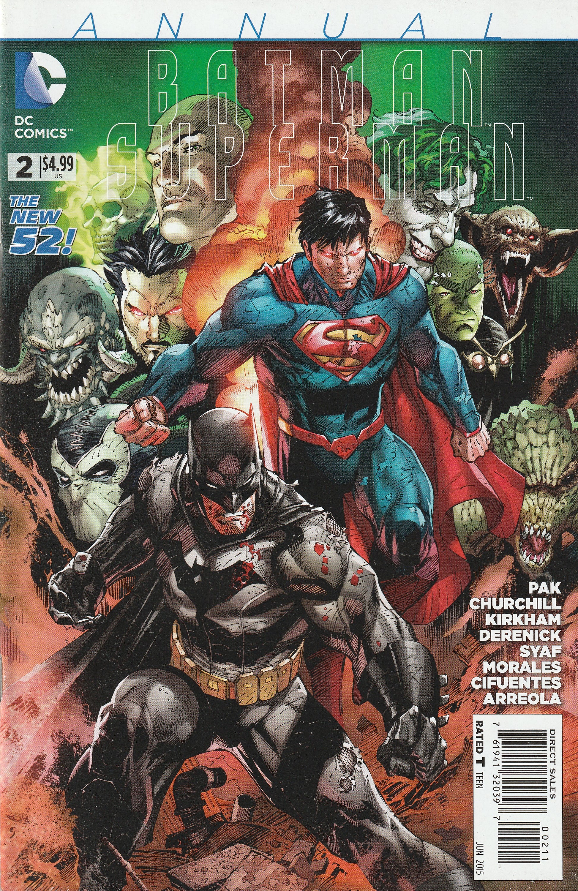 Batman / Superman Annual # 2 DC Comics The New 52! Vol. 1 –  