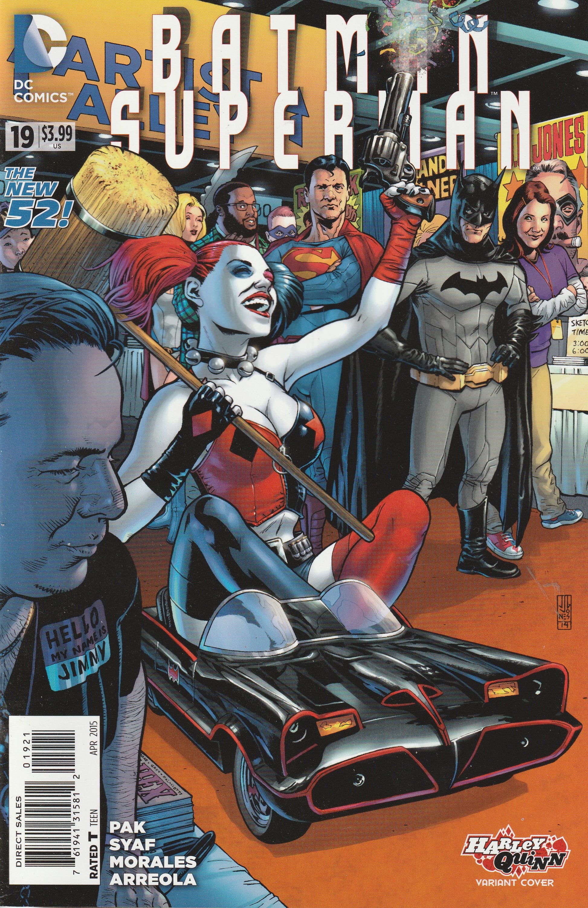 Afhaalmaaltijd Autorisatie Extreem Batman / Superman # 19 DC Comics The New 52! Vol. 1 Variant JG Jones H –  altimoncomics.myshopify.com