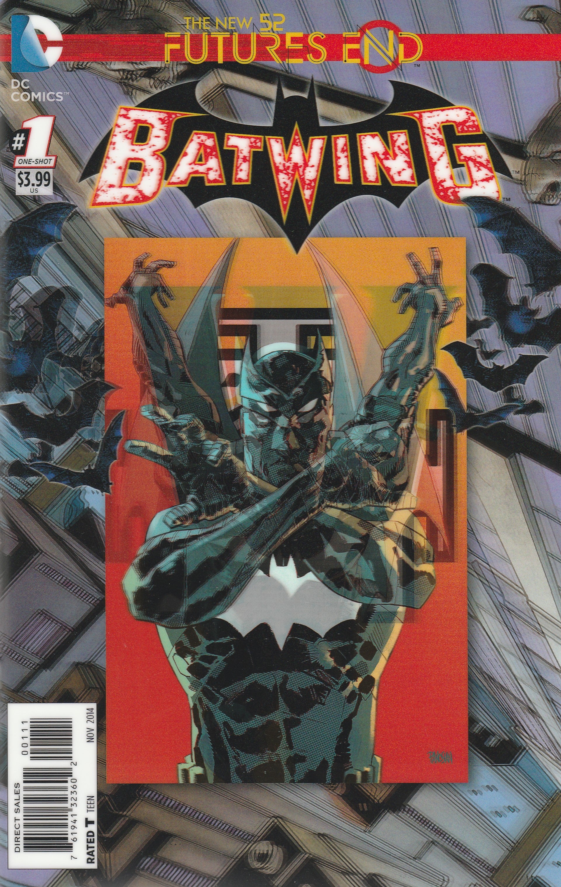 Batwing: Futures End # 1 DC Comics The New 52! Lenticular Cover –  