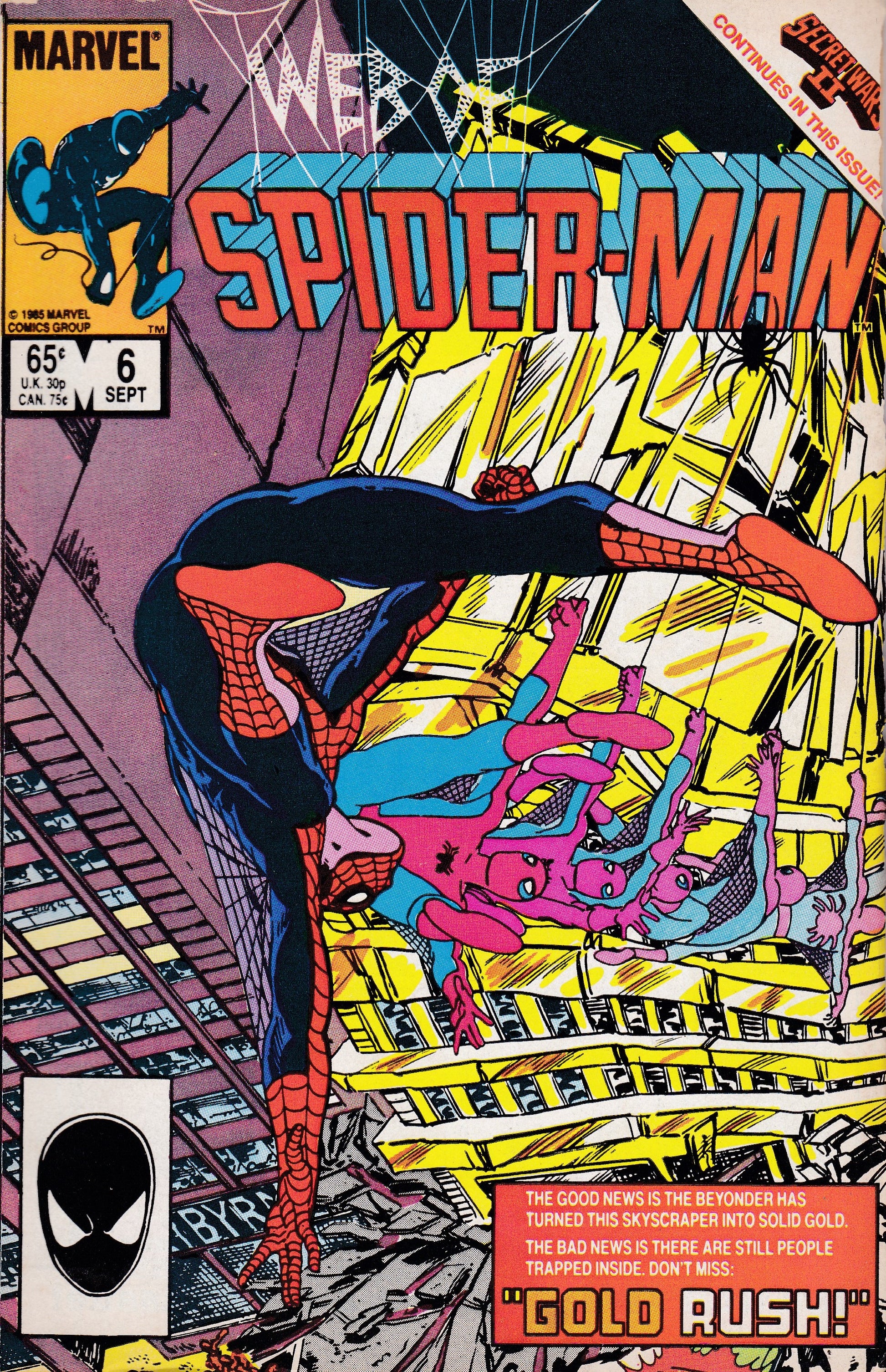 Web of Spider-Man # 6 Marvel Comics Vol. 1 – 