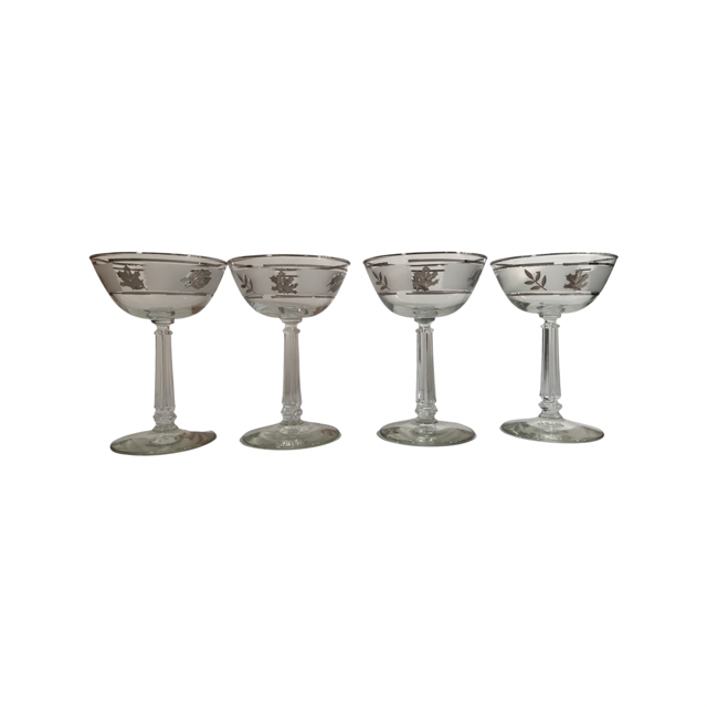 Rare Vintage Sherlock Holmes Martini Glasses Set of 8 Cocktail Glasses –  The Broken Bird Company