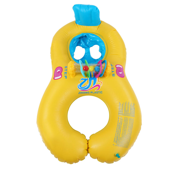 GrowRight Inflatable Mother and Baby Pool Float Swimming Ring Swim Toy ...