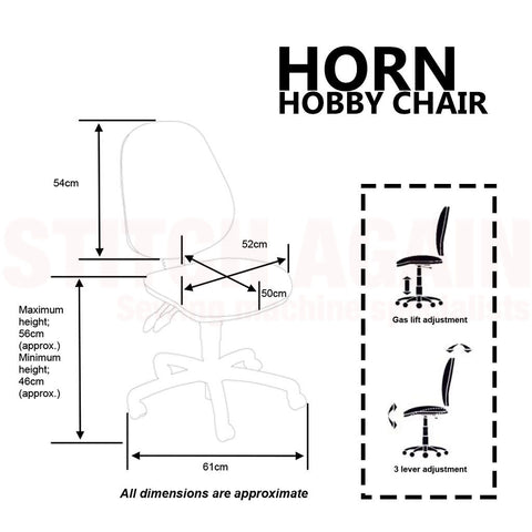 horn tall hobby chair