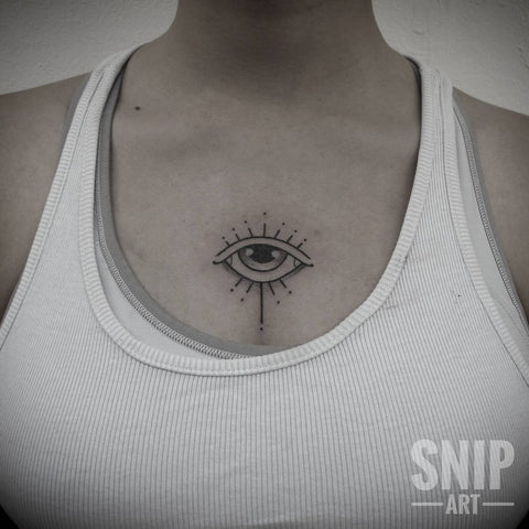 Minimalist Eye Tattoo Design – Tattoos Wizard Designs