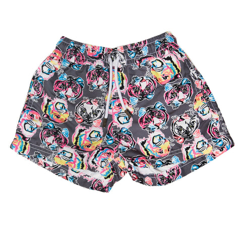 98 Coast AV - Neon Tiger Swim Trunks