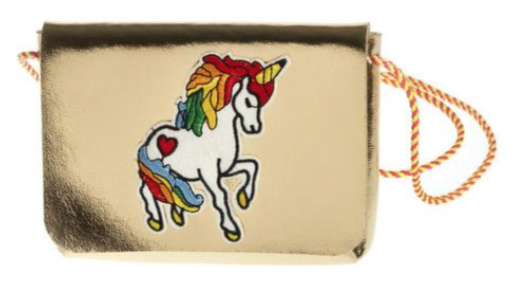 ooahooah unicorn metallic crossbody purse