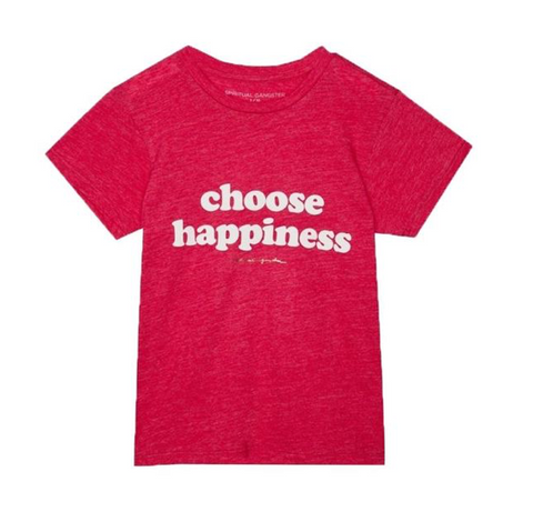 Spiritual Gangster Kids Choose Happiness Tshirt 