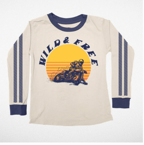 Tiny Whales Wild & Free Long Sleeve Tshirt 