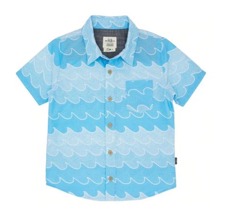 Feather 4 Arrow Cosmic Waves Button Down
