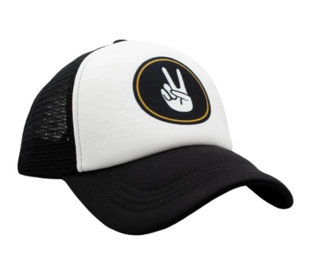 Feather 4 Arrow Peace Out Trucker Hat