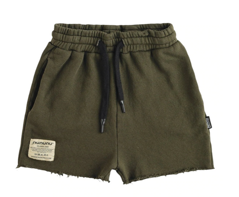 Nununu Original Nununu Sweat Shorts army green matching 