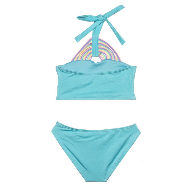 AMELIA PASTEL HALTER TWO PIECE BIKINI | PEIXOTO KIDS