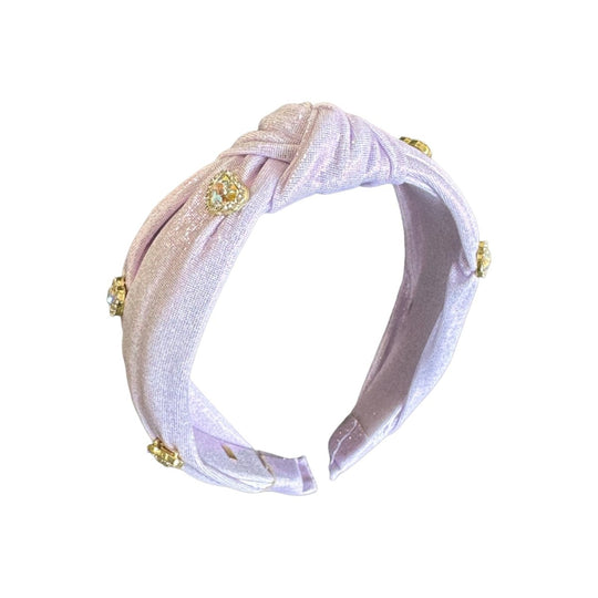 Bari Lynn Girl's Heart Embellished Headband