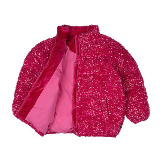 River Island Jaded Red Sequin Bomber Jacket for Men