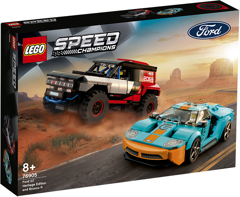 レゴ 6343458 Lego Speed Champions Ford GT Heritage Edition and