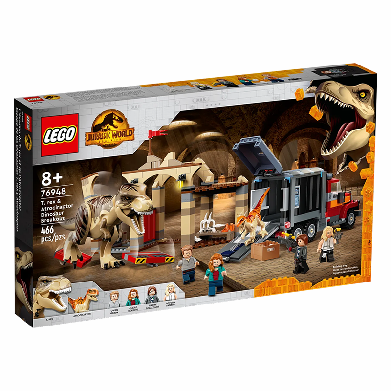 LEGO® 76948 Jurassic World™ T. rex & Atrociraptor Dinosaur Breakout | My  Hobbies