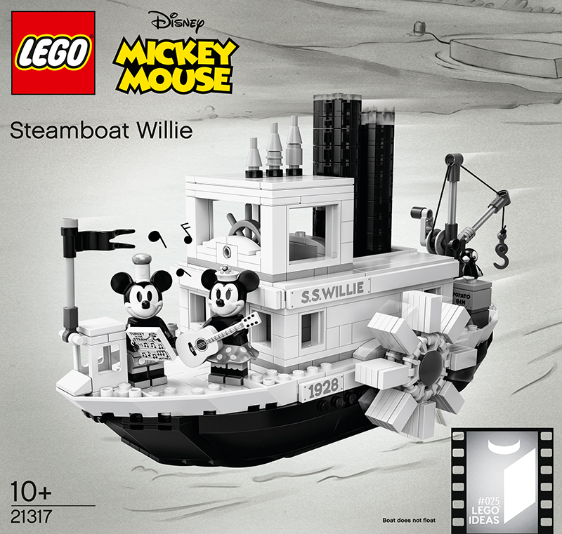 steamboat willie lego australia