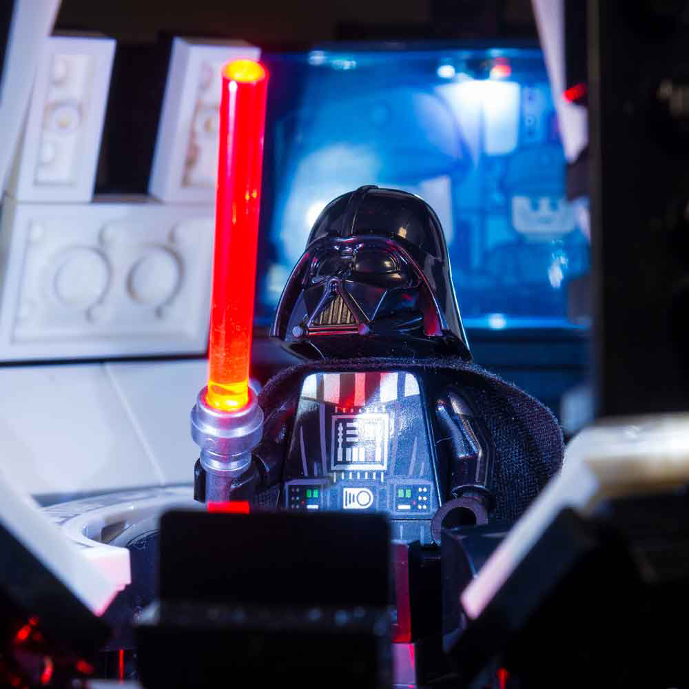 lego darth vader light up lightsaber