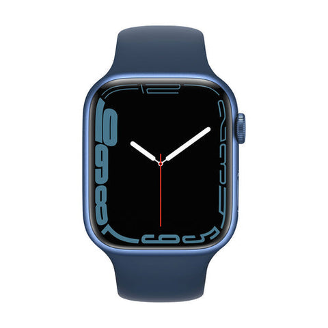 Apple Watch Series 7 (GPS) 41mm Blue Aluminum Case with Abyss Blue