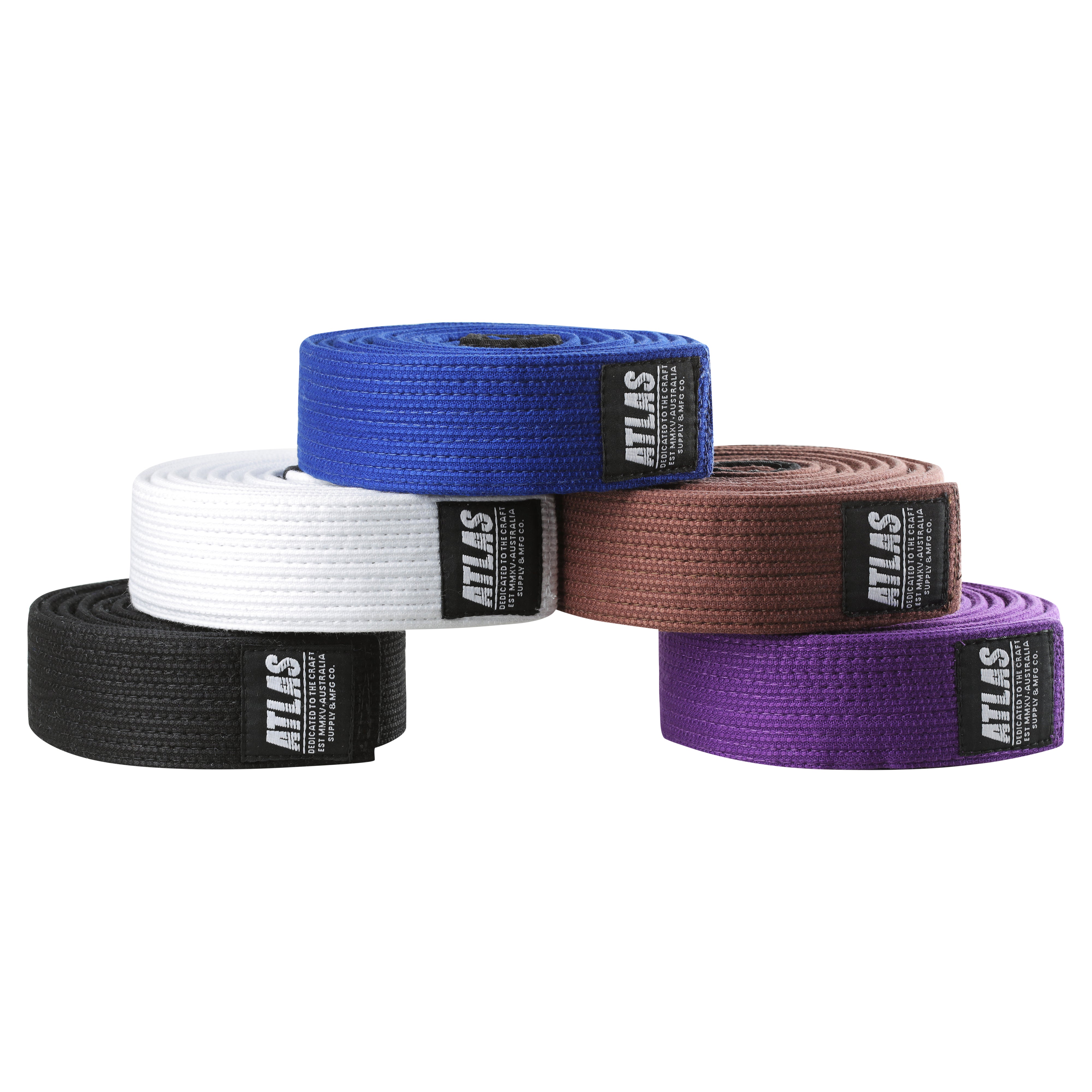 Premium Pearl Weave BJJ Belt Blue