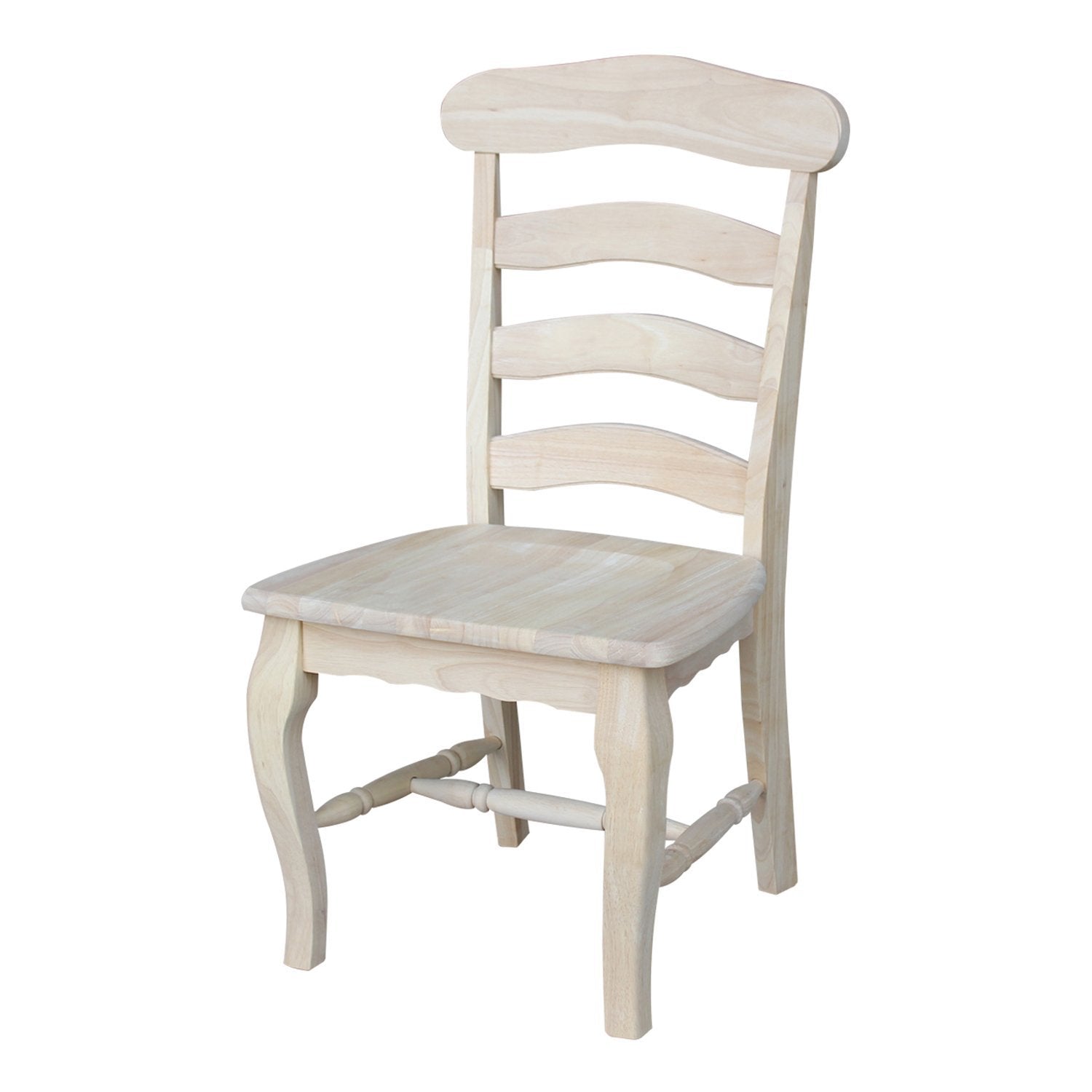 Country French Hardwood Dining Chairs - UnfinishedFurnitureExpo