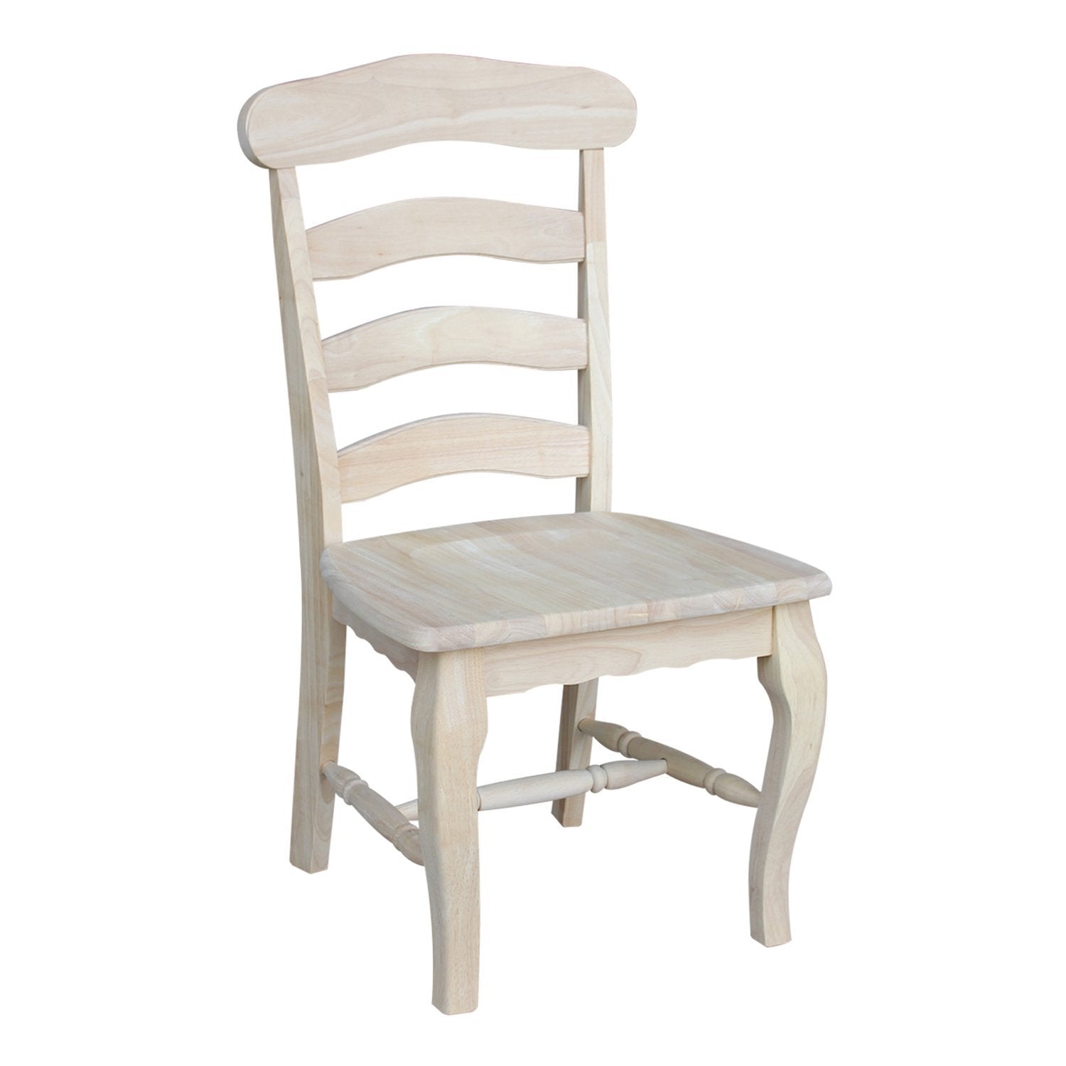 Country French Hardwood Dining Chairs - UnfinishedFurnitureExpo