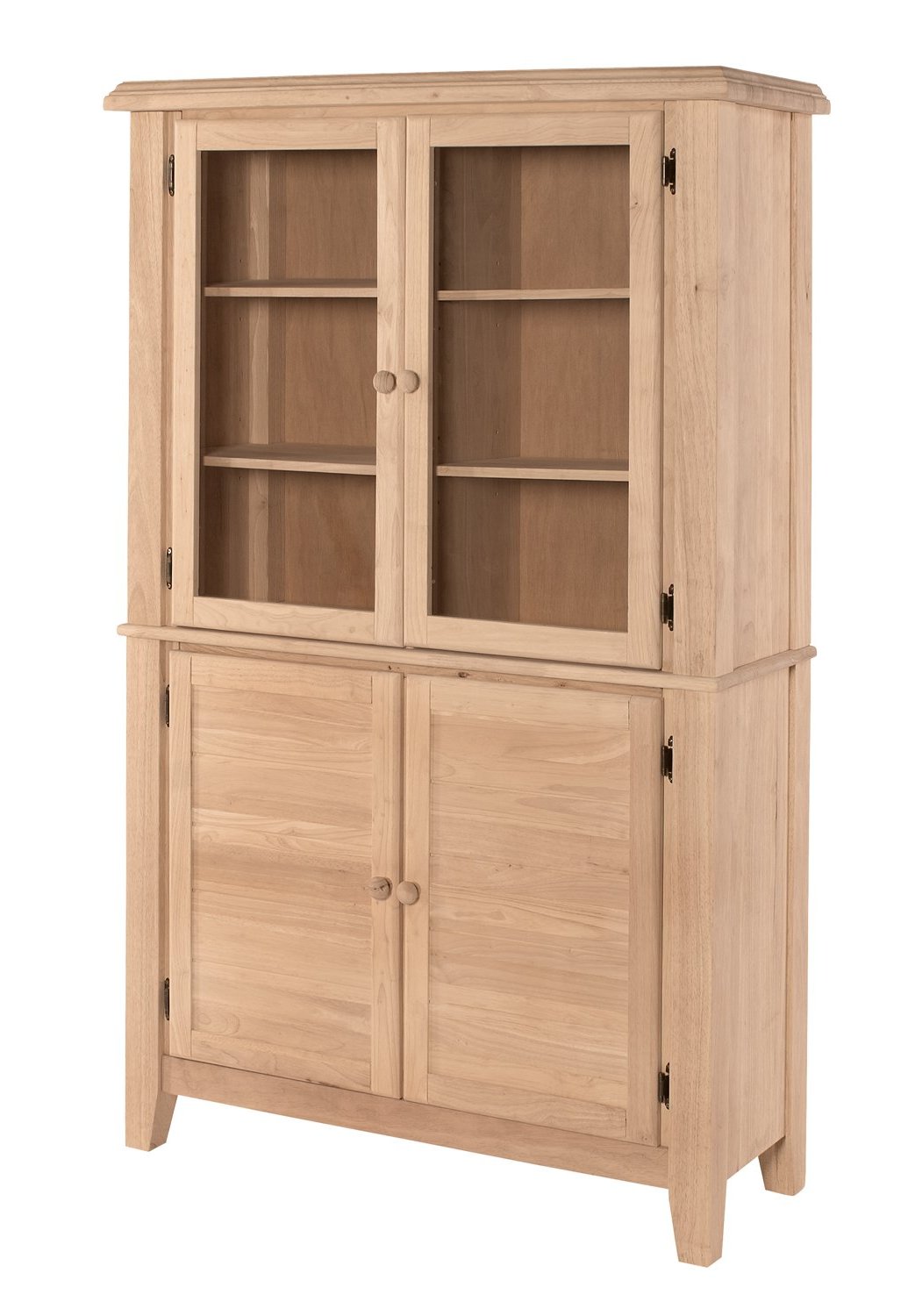 Canyon Hardwood Hutch Unfinishedfurnitureexpo