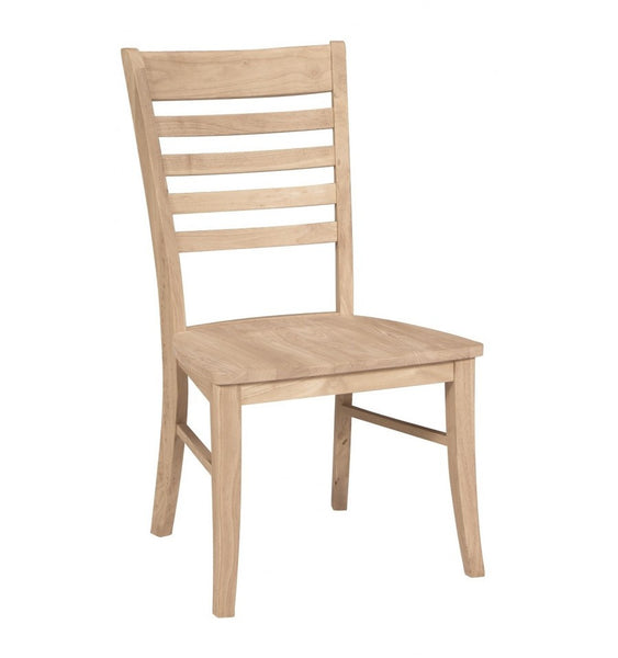 Cosmopolitan Roma Hardwood Dining Chair (2-Pack) - Finish Options - UnfinishedFurnitureExpo