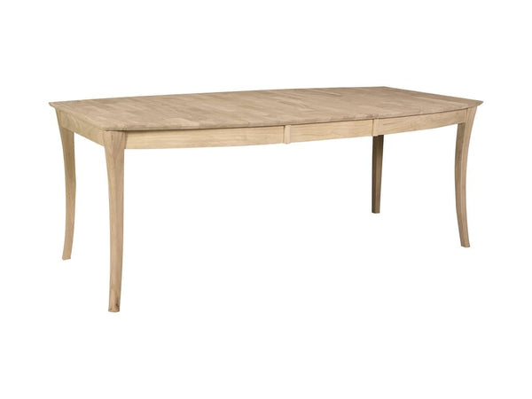 Cosmopolitan Salerno Vineyard Boat Butterfly Extension Table - 42" x 60" (Finish Options) - UnfinishedFurnitureExpo