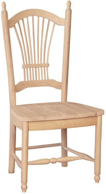 Sheafback Hardwood Dining Chair (2-Pack) - UnfinishedFurnitureExpo