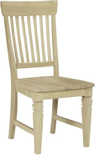 Seattle Unfinished Hardwood Dining Chair (2-Pack) - UnfinishedFurnitureExpo