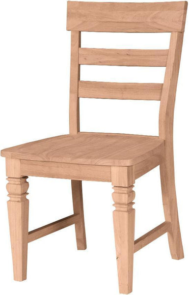 Java Hardwood Dining Chair - 2 Pack - UnfinishedFurnitureExpo