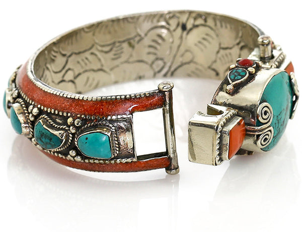 Tibetan Bangle Bracelet | Exquisite Highly Detailed Vintage Design ...