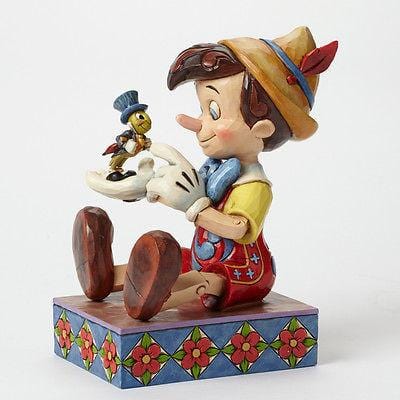 Jim Shore Disney 2014 Pinocchio & Jiminy Cricket 75TH Anniversary #4043647 NIB