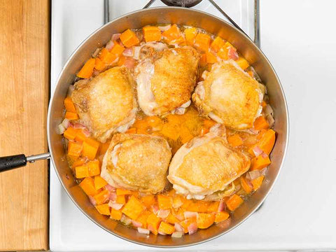 One Pot Chicken with Sweet Potatoes 3