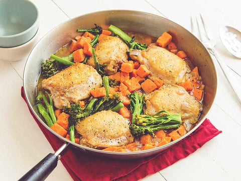 One Pot Chicken with Sweet Potatoes 5