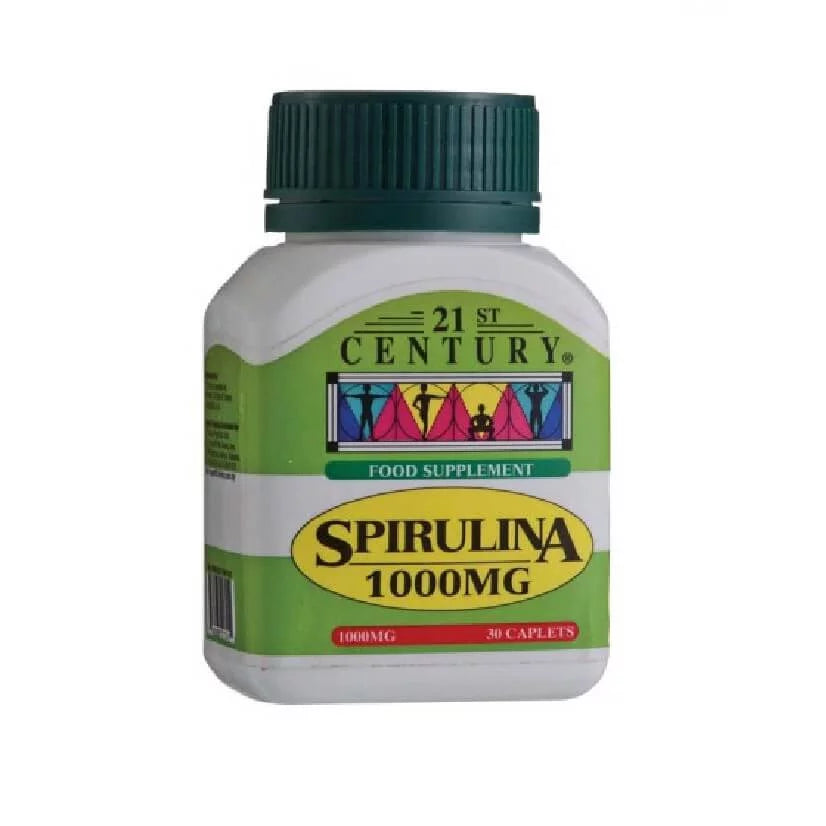 21st Century Spirulina 1000mg Capsule 30s - DoctorOnCall Online Pharmacy