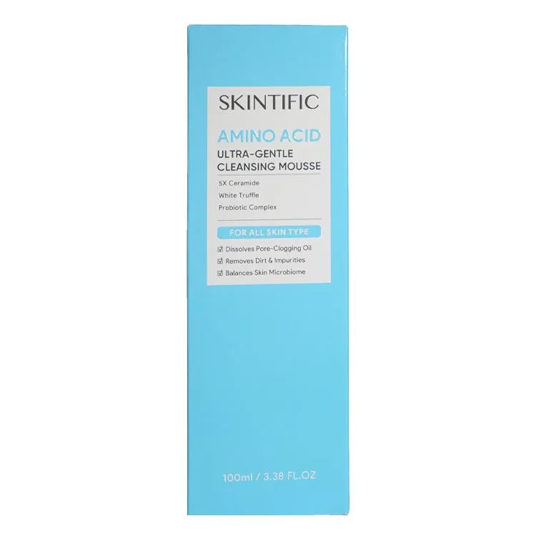 Skintific Amino Acid Ultra-Gentle Cleansing Mousse 100ml - DoctorOnCall Online Pharmacy