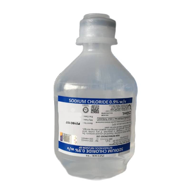 Ain Medicare Infusol NS (Sodium Chloride 0.9%) Injection BP Solution 250ml - DoctorOnCall Farmasi Online