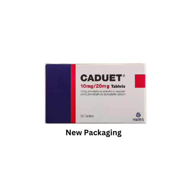 Caduet 10mg/20mg Tablet 30s - DoctorOnCall Online Pharmacy