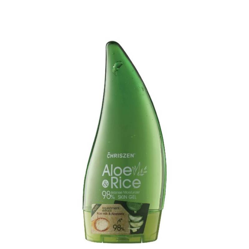 Chriszen 98% Aloe Vera & Rice Milk Gel 100ml - DoctorOnCall Farmasi Online